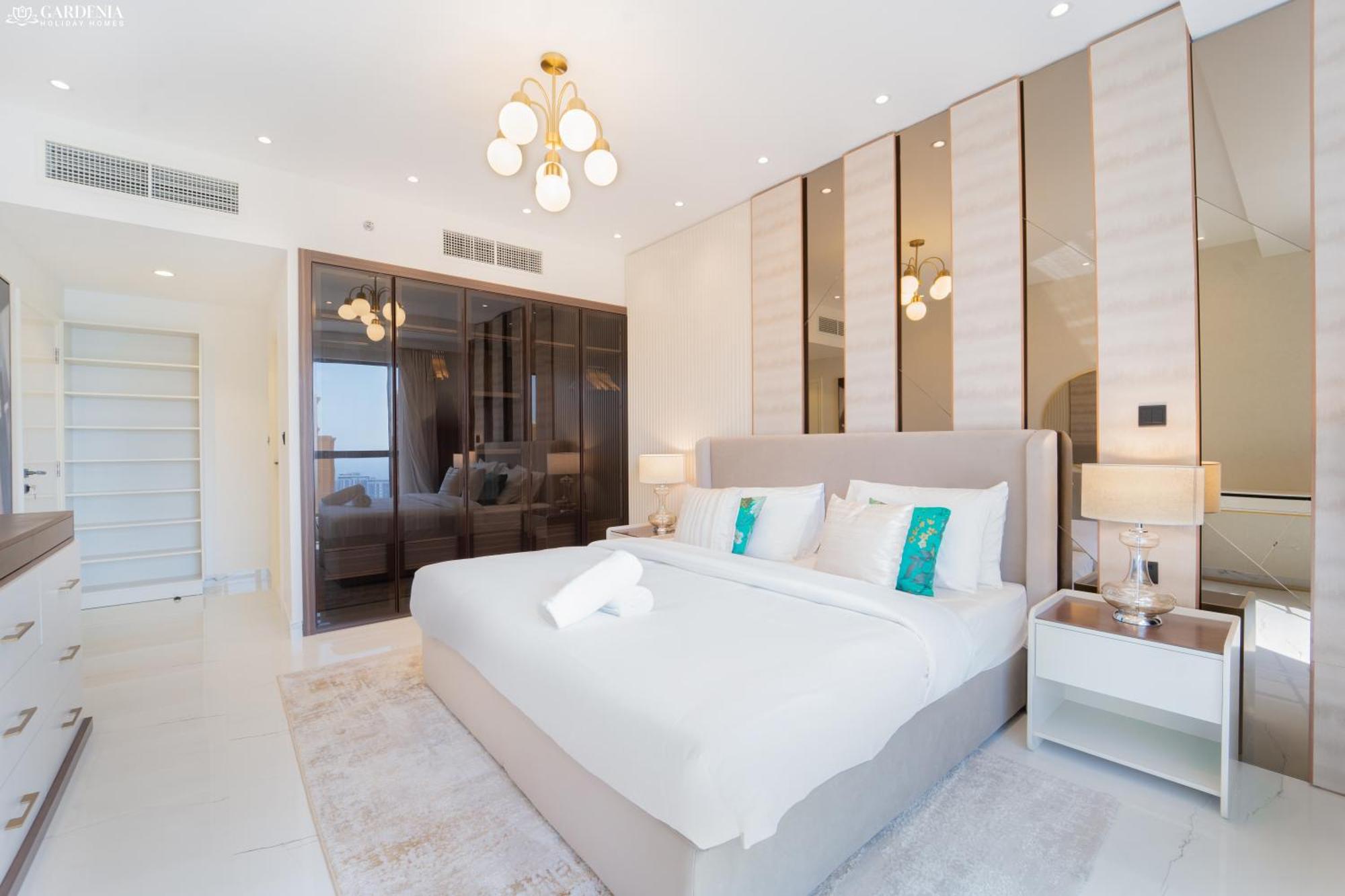Jbr Amwaj 4 , Upgraded Sea And Ain Dubai Views, 2M Walk To Beach By Gardenia Suitse מראה חיצוני תמונה